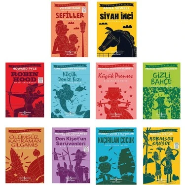 3.Sınıftan 4.Sınıfa Geçenler İçin İş Çocuk Klasikleri Seti 10 Kitap ( Tatil Kitabı Hediyeli) - Resim 2