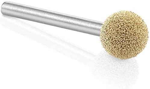 KUTZALL S-38-EG İnce Diş Yuvarlak Törpü (3.1 mm Sap) - 10