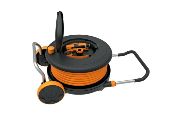 FISKARS Arabalı Bahçe Sulama Hortum Seti 30 Metre (1023644) - 4