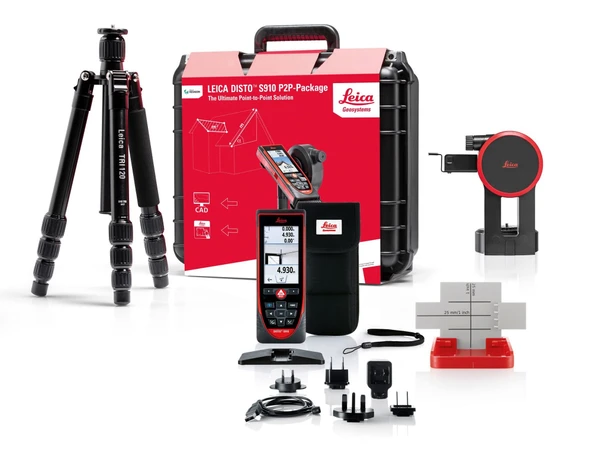 LEICA DISTO S910 P2P Full Set Kameralı Lazer Metre (300 metre)