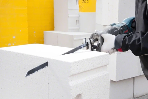 BOSCH S 1241 HM Ytong ve Tuğla Kesim Tilki Kuyruğu Testere Ucu 300 mm - 6