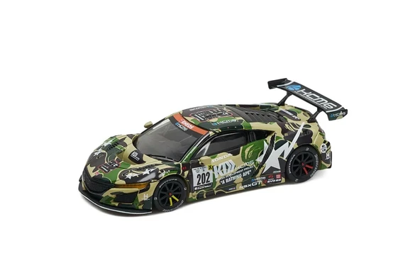 Pop Race 1/64 Honda NSX GT3 EVO22 KCMG BATHING APE