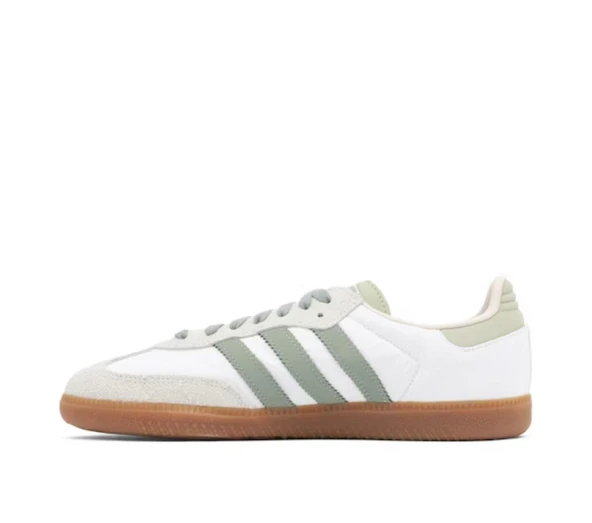 Adidas Samba OG Cloud White Silver Green Putty Mauve - 4