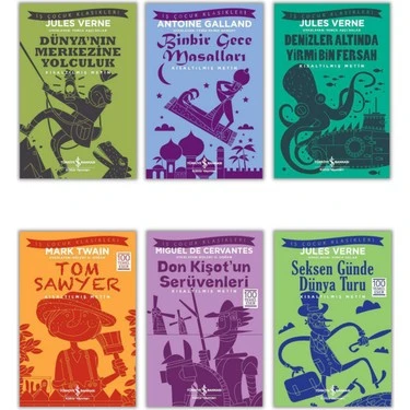 3.Sınıftan 4.Sınıfa Geçenler İçin İş Çocuk Klasikleri Seti 6 Kitap (Tatil Kitabı Hediyeli) - Resim 3