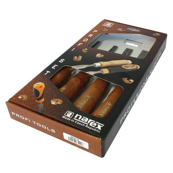 NAREX 863202 Premium Marangoz Tip Iskarpela Seti 4 Parça - 9