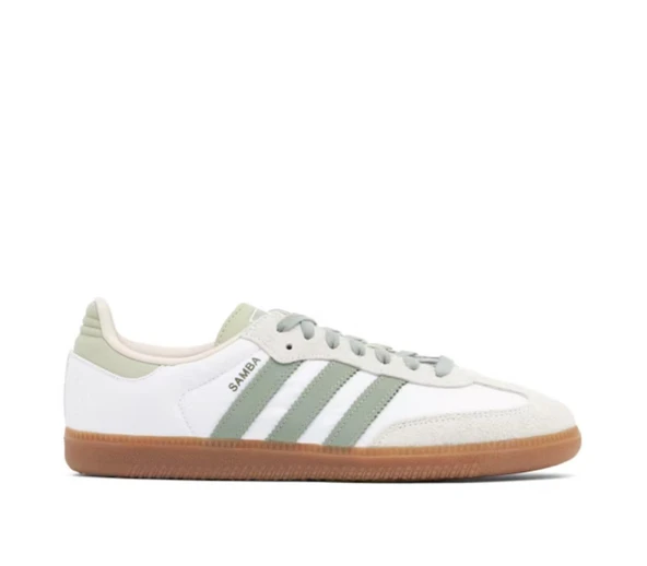 Adidas Samba OG Cloud White Silver Green Putty Mauve