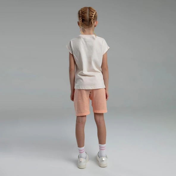 RolyPoly 3626C Kız Çocuk Bermuda Yazlık Pijama Takım - 3