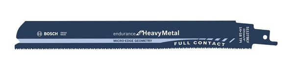 BOSCH S 1127 BEF Kalın Metal Kesimi İçin Ağır Hizmet Tilki Kuyruğu Testere Ucu 225 mm - Resim 12