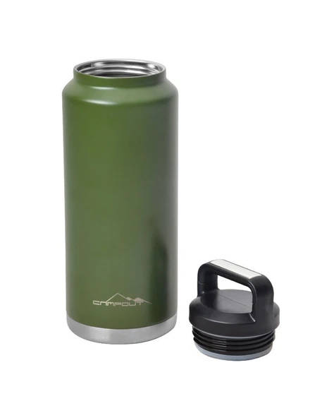NURGAZ Campout Çift Katmanlı Termos Yeşil 1000 ml (NG 163) - 2