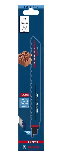 BOSCH S 1543 HM Ytong-Tuğla Kesim Tilki Kuyruğu Testere Ucu 240 mm - 2