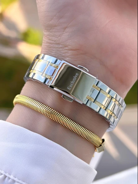 Daniel Klein İç Kadran Fonksiyonları Aktif Çelik Kordon 2 Yıl Garantili Kadın Kol Saati BDK.114089.5 - Resim 3