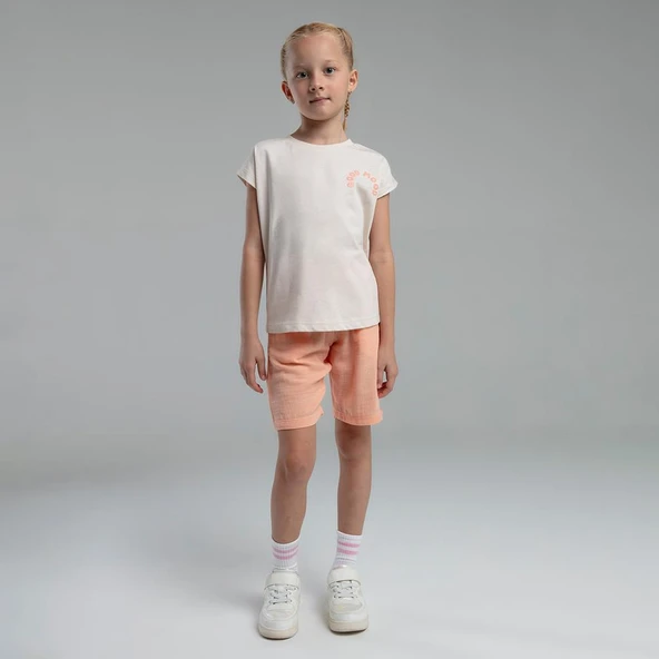 RolyPoly 3626C Kız Çocuk Bermuda Yazlık Pijama Takım