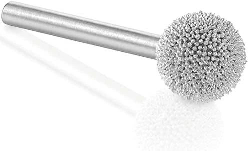 KUTZALL S-38-E Kalın Diş Yuvarlak Top Törpü (3.1 mm Sap) ürün görseli 1