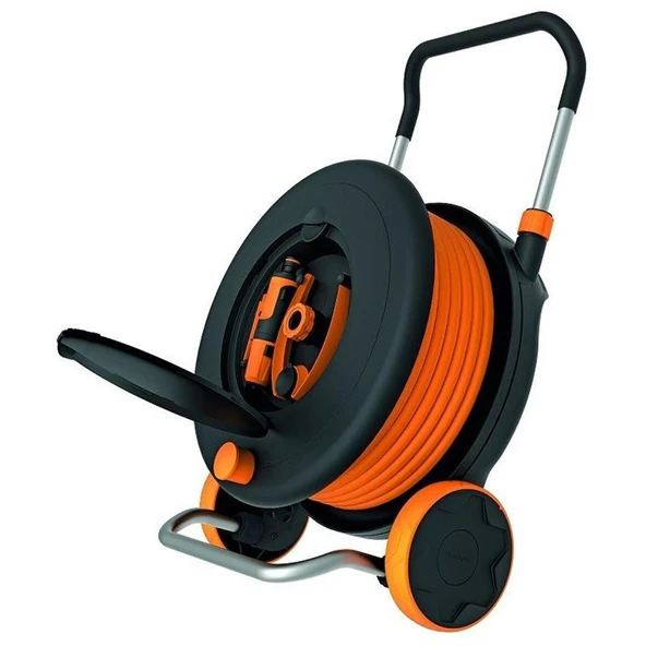 FISKARS 1/2'' Tekerlekli Hortum Makarası 2O Metre (1023643) - 3