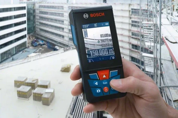 BOSCH GLM 150-27 C Kameralı Lazer Metre (150 Metre) - 5