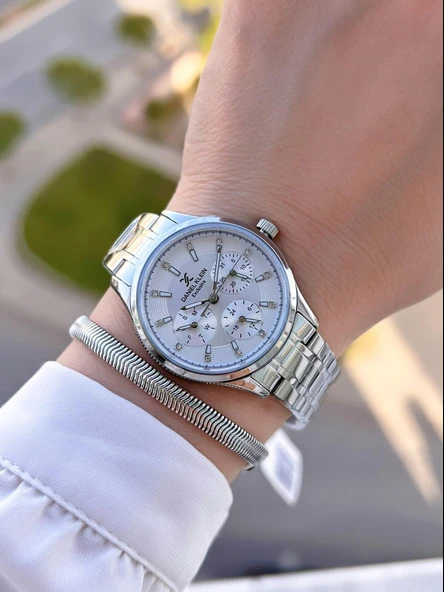 Daniel Klein İç Kadran Fonksiyonları Aktif Çelik Kordon 2 Yıl Garantili Kadın Kol Saati BDK14089.1 - Resim 2