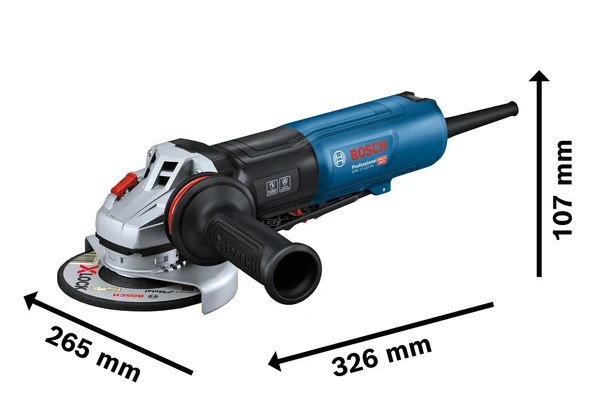 BOSCH GWS 17-125 PS Avuç Taşlama 1700 Watt Devir Ayarlı (İnce Gövdeli) - 7