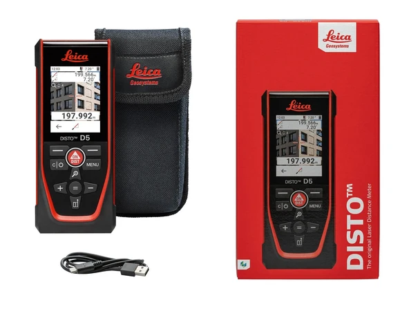 LEICA DISTO D5 Bluetooth ve Kameralı Lazer Metre (200 Metre)