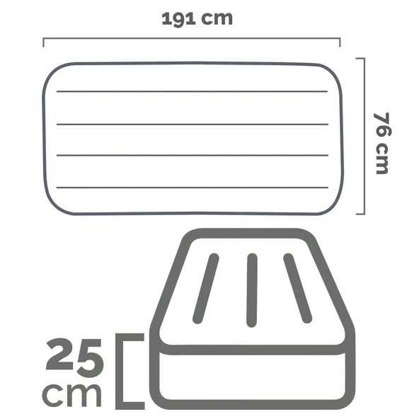Şişme Kamp Yatağı - Intex - Tek Kişilik - 76cm (64756) - 6