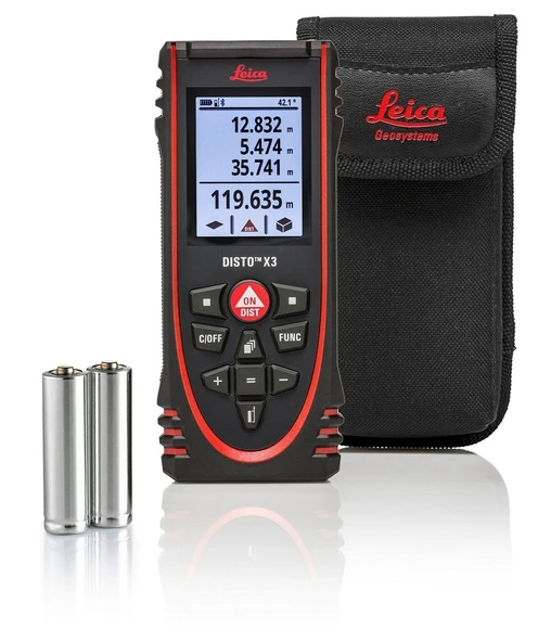LEICA DISTO X3 P2P ve Bluetooth'lu Lazer Metre (150 Metre) - 9