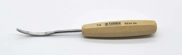 NAREX 893404 Wood Line Bükülmüş Oluklu Ahşap Oyma Iskarpelası 4x90 mm - Resim 2