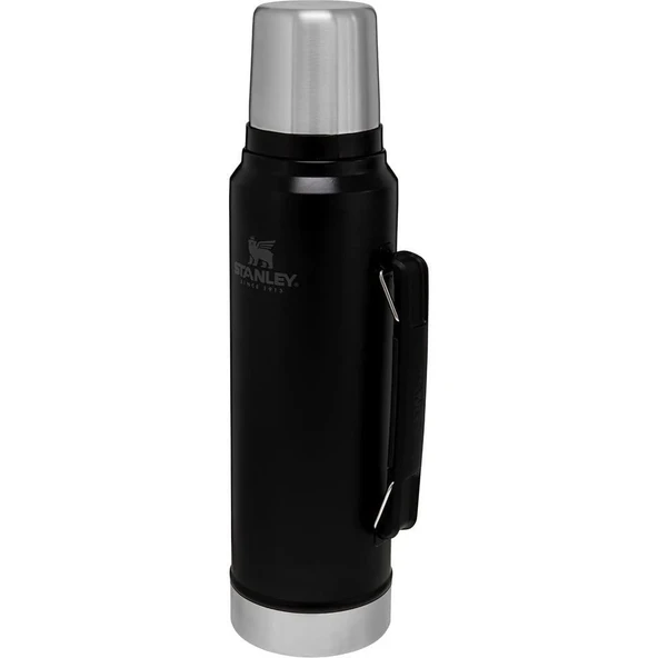 STANLEY Klasik Vakumlu Çelik Termos 1 Litre (Siyah) - 3