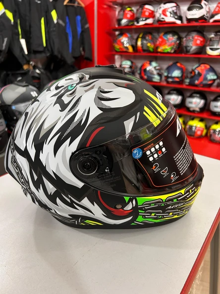 AXXIS DRAKEN S ROAR B3 MATT FLUOR YELLOW XXL - 4