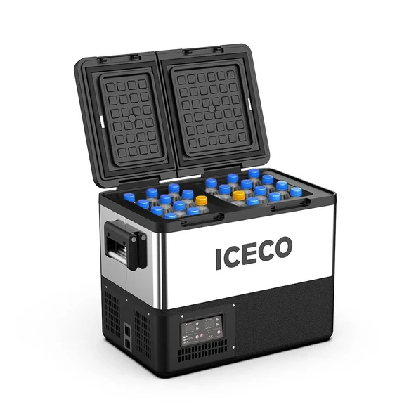 ICECO TCD55 12/24Volt 55 Litre Çift Bölmeli Outdoor Kompresörlü Oto Buzdolabı/Dondurucu - 6