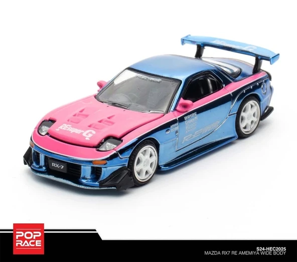 Pop Race 1/64 Mazda RX7 RE-Ameniya blue (Hobby Expo China Exclusive)