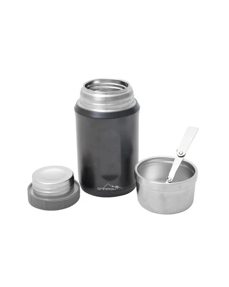 NURGAZ Siyah Yemek Termosu 600 ml (NG 172-S) - 3