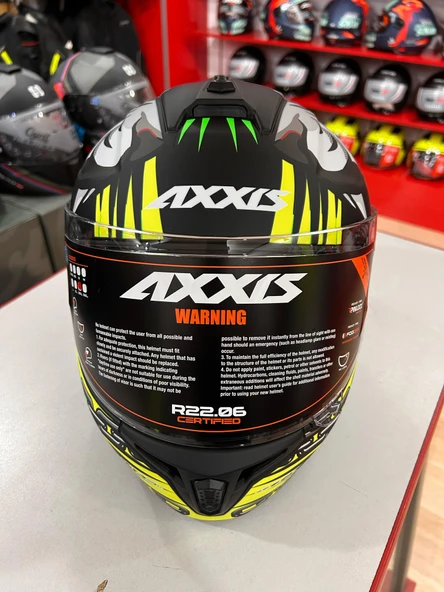 AXXIS DRAKEN S ROAR B3 MATT FLUOR YELLOW XXL - 5