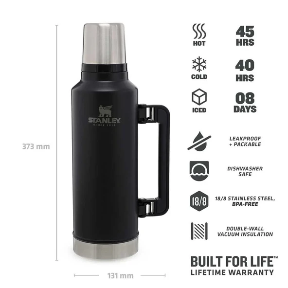 STANLEY Klasik Vakumlu Paslanmaz Çelik Termos 1.9lt - 10