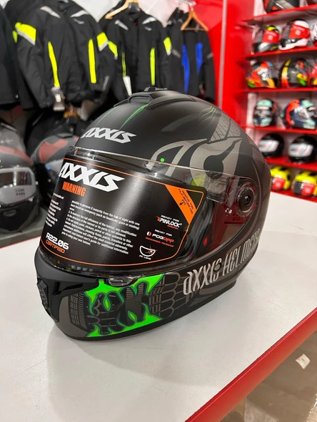 AXXIS DRAKEN S MAORI DEVIL B6 MATT GREEN XL