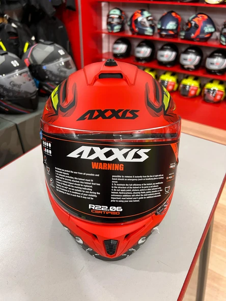 AXXIS DRAKEN S FORZA A5 MATT RED L - 5