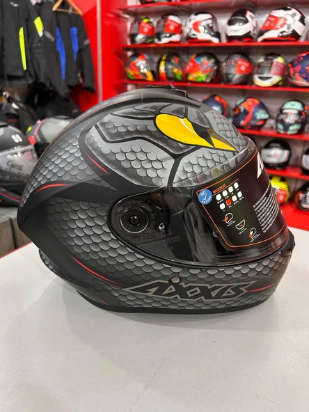 AXXIS DRAKEN S NAHESA A2 MATT GREY XL - 4