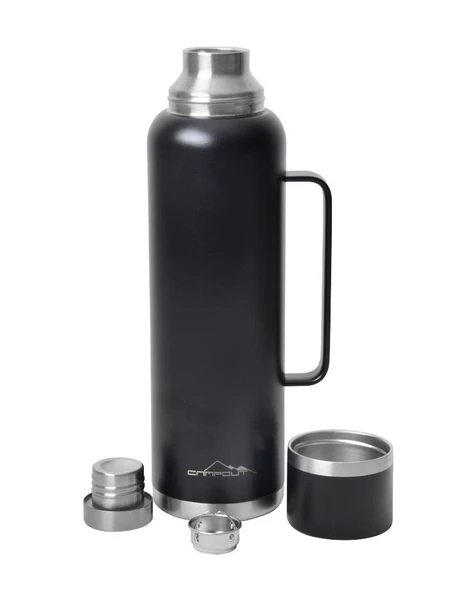 NURGAZ Campout Çift Katmanlı Termos Siyah 1500 ml (NG 164) - 11