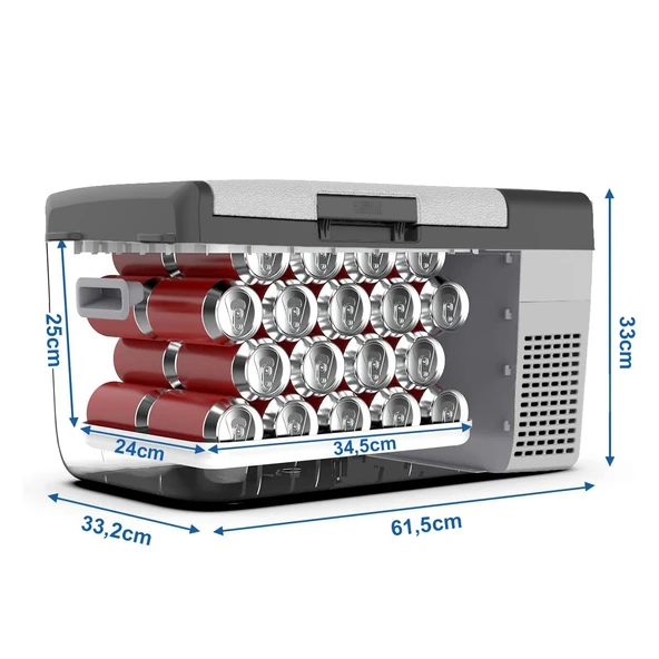 ICECO MCD20S 12/24Volt 20 Litre Kompresörlü Oto Buzdolabı/Dondurucu - 6