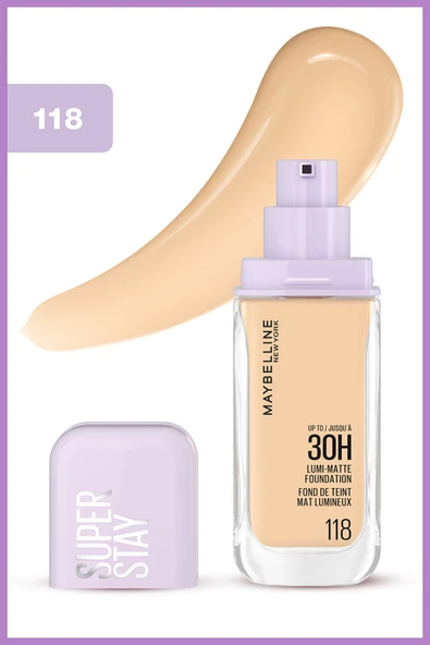 Maybelline Super Stay Lumi Matte Fondöten 118 - 2