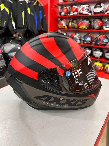 AXXIS DRAKEN S PREMIER B5 MATT RED XXL - 4