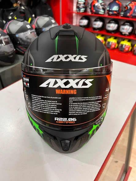 AXXIS DRAKEN S MAORI DEVIL B6 MATT GREEN XL - 5