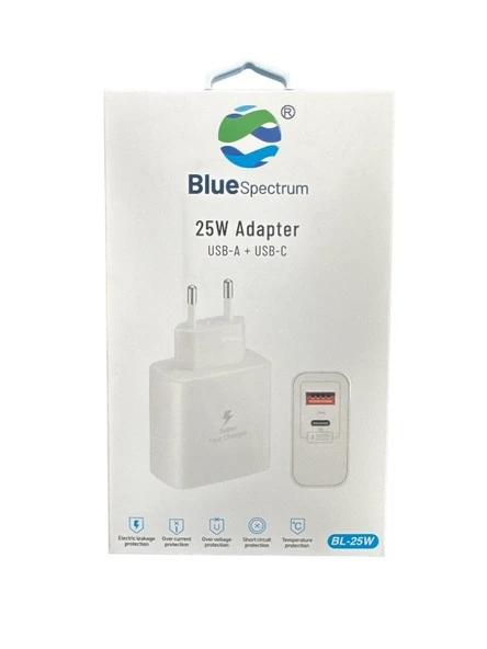 Blue Spectrum 25W Hızlı Şarj Başlığı USB-PD - 5