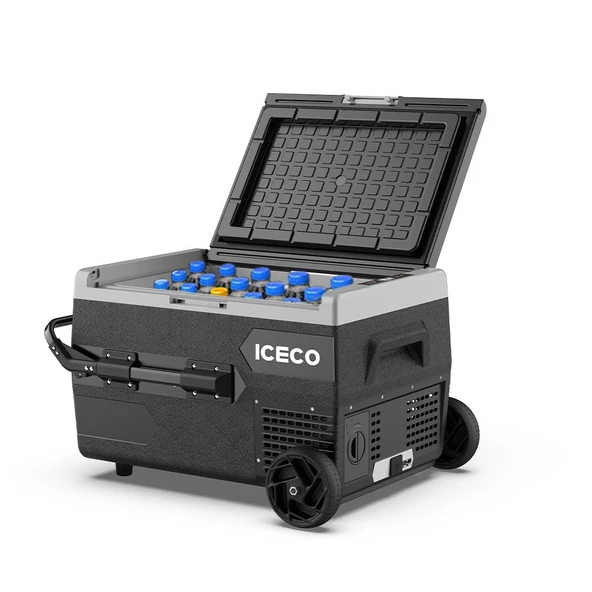 ICECO K65S 12/24Volt 65Lt Akülü/Kablolu/ Kompresörlü Tekerlekli Outdoor Oto Buzdolabı/Dondurucu (Akü Dahil Değildir) - 6