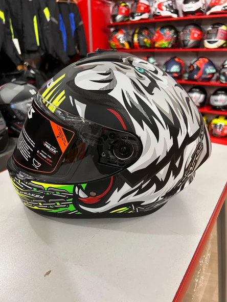 AXXIS DRAKEN S ROAR B3 MATT FLUOR YELLOW XXL - 2