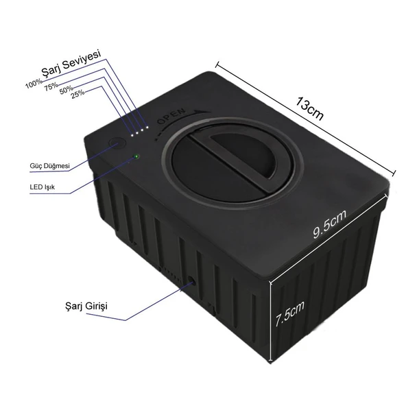 ICECO MCD95K 10.8Volt 17.4Ah. Li-ion Yedek Buzdolabı Aküsü - 8