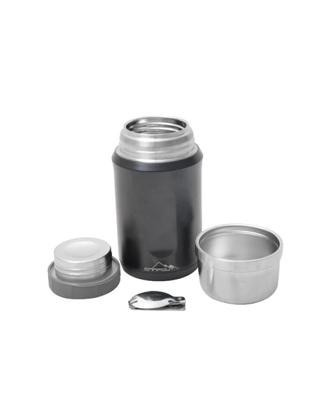 NURGAZ Siyah Yemek Termosu 600 ml (NG 172-S) - 7