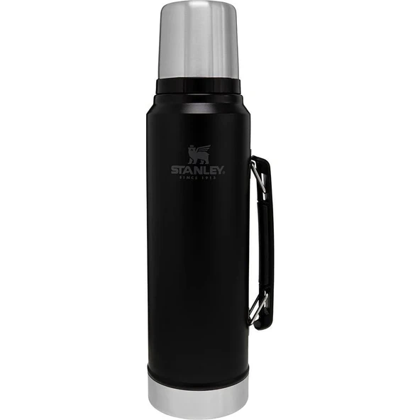 STANLEY Klasik Vakumlu Çelik Termos 1 Litre (Siyah) - 2