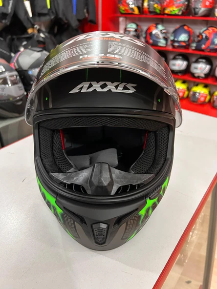 AXXIS DRAKEN S MAORI DEVIL B6 MATT GREEN XL - 6
