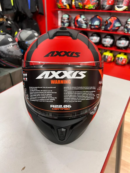 AXXIS DRAKEN S PREMIER B5 MATT RED XL - 5