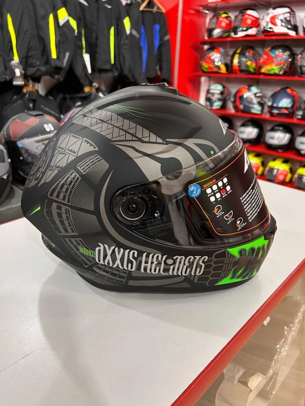 AXXIS DRAKEN S MAORI DEVIL B6 MATT GREEN XL - 4