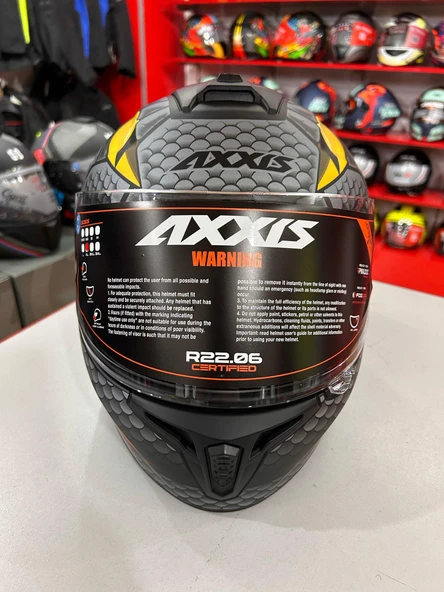 AXXIS DRAKEN S NAHESA A2 MATT GREY XL - 5